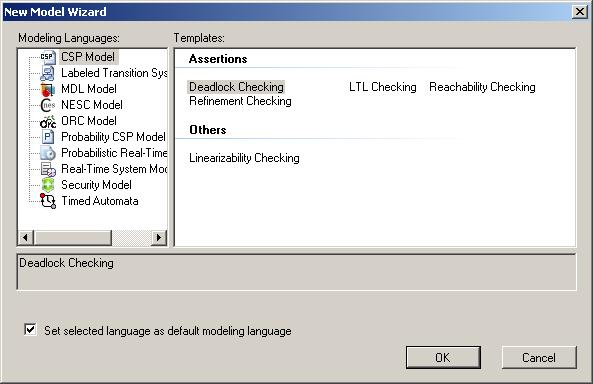 2.2.5 New Model Wizard